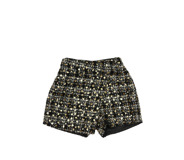 Nové tmavé teplé kraťasy s flitry Nutmeg