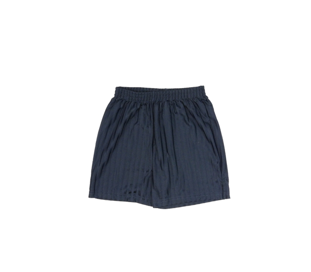 Tmavě modré pruhované sportovní kraťasy Tu