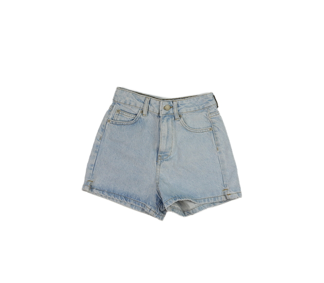 Světle modré riflové kraťasy New Look