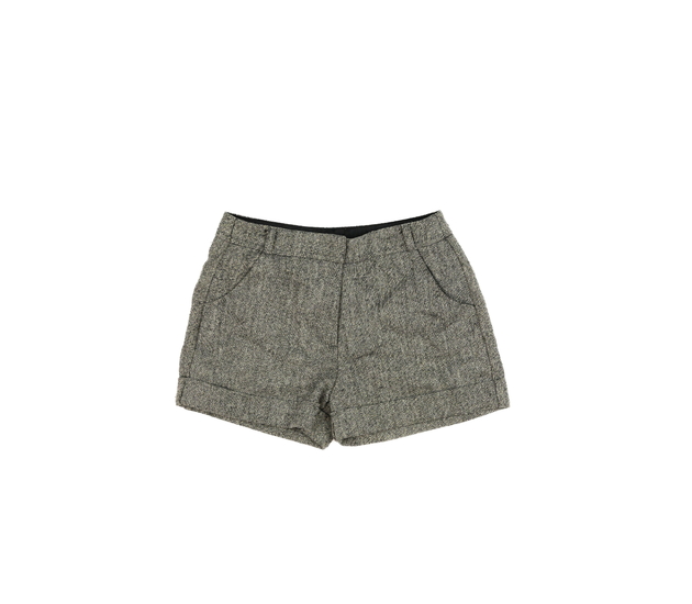 Šedé společenské lesklé kraťasy George