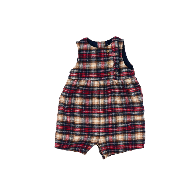 Tmavší teplejší kraťasový overal Nutmeg