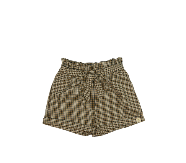 Hnědé kostkované kraťasy George