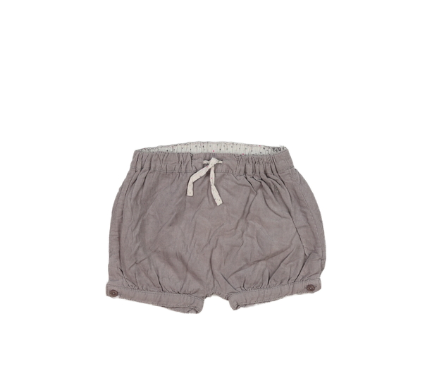 Šedé kraťasy s bavlněnou podšívkou
