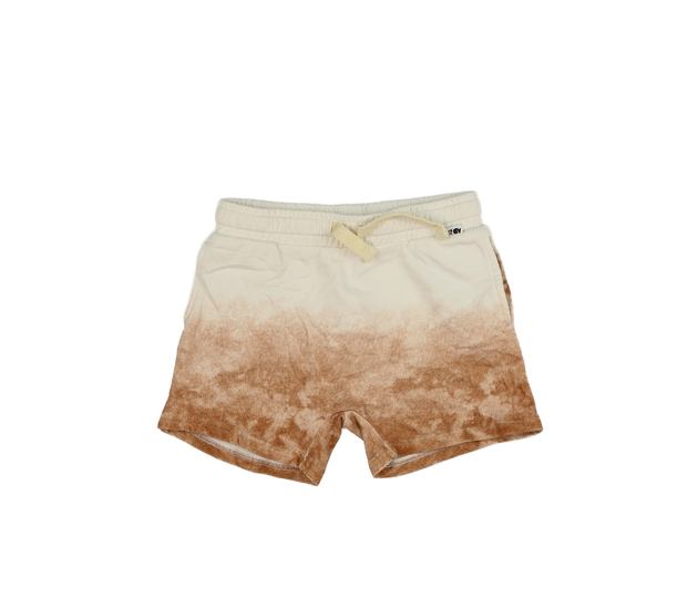 Melírované krémovo-hnědé kraťasy George