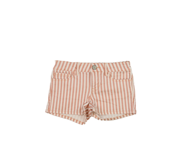 Bílé kraťasy s růžovými pruhy Gap 