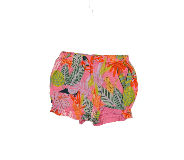 Růžové vzorované kraťasy s podšívkou Tu 