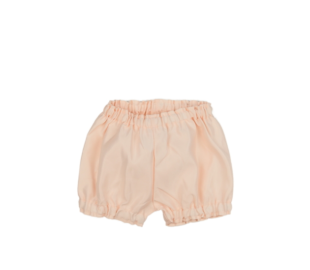 Světle růžové saténové kraťasy 