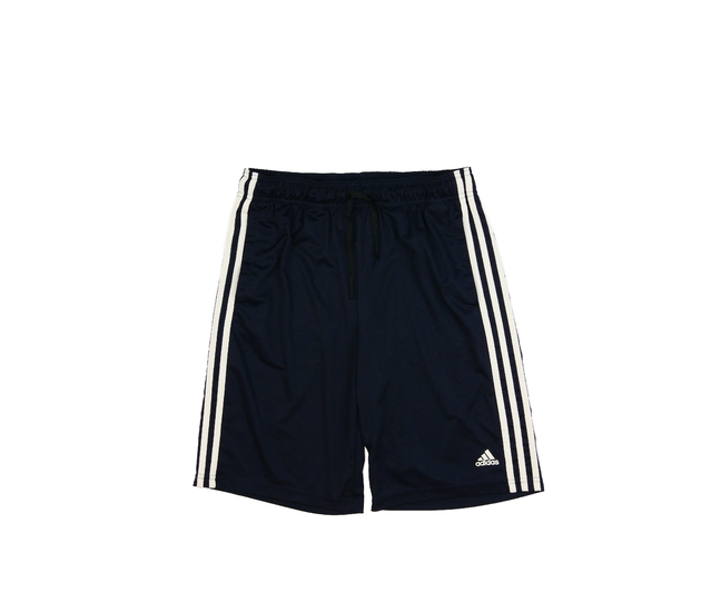 Tmavě modré sportovní kraťasy vel. 176 Adidas 