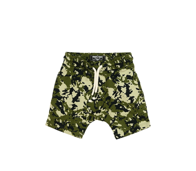 Zelené maskáčové kraťasy Next