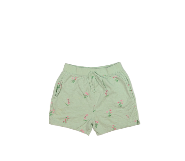 Zelené kraťasy s květinami George