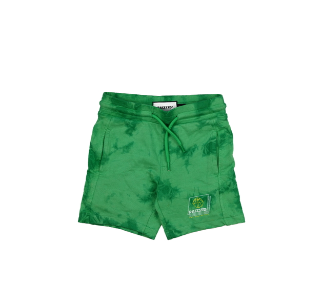 Zelené melírované kraťasy 