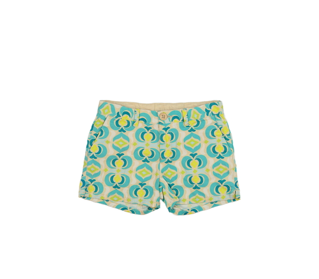 Světlé vzorované riflové kraťasy Gap