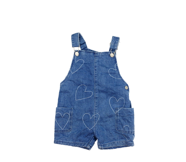 Modré riflové kraťasy s laclem Primark 