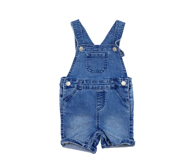 Modré riflové kraťasy s laclem Primark 