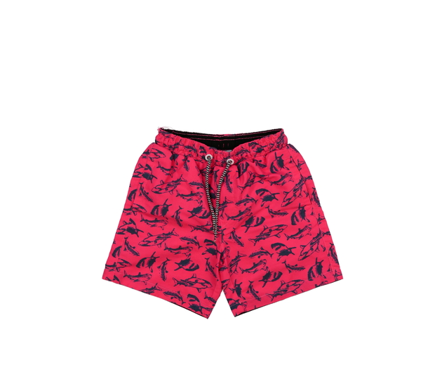 Červené plážové kraťasy Nutmeg