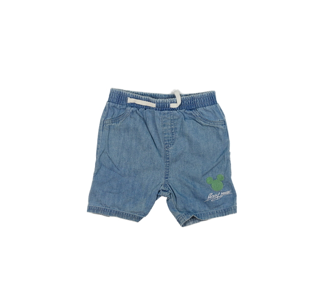 Modré riflové kraťasy Mickey Primark 