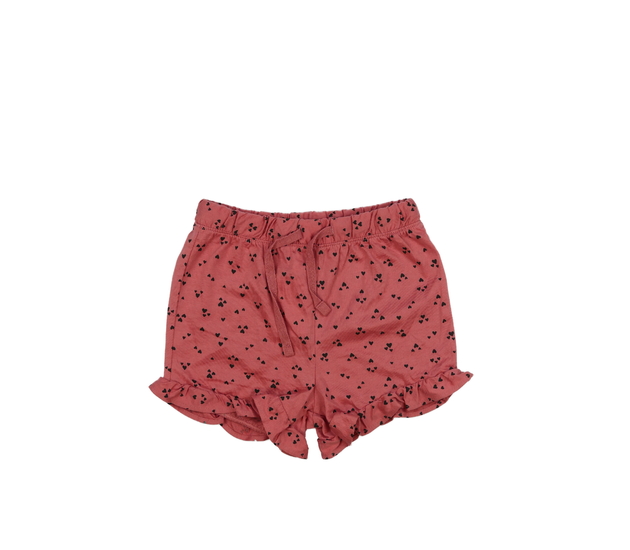 Růžové kraťasy se srdíčky H&M