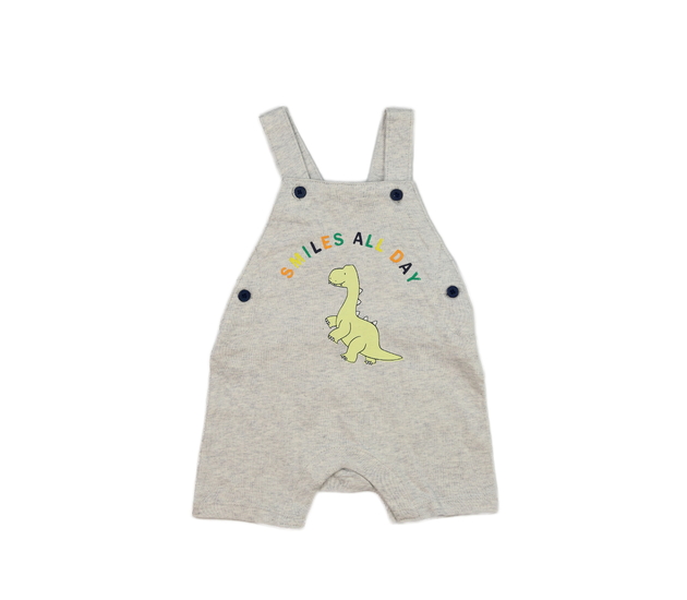 Šedé kraťasy s laclem a dinosaurem M&S