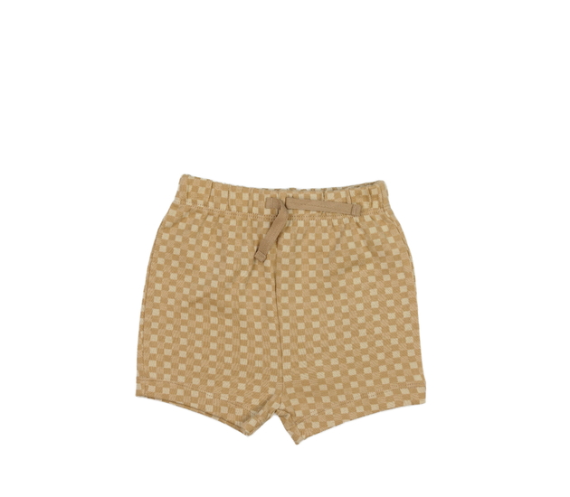 Hnědé kostkované kraťasy George