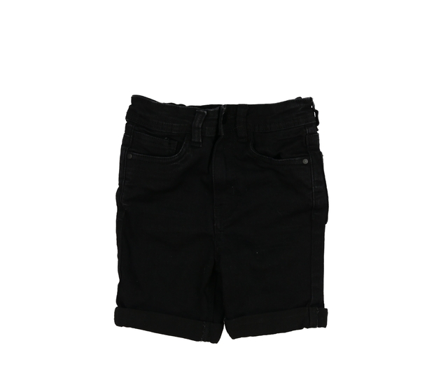 Černé riflové kraťasy