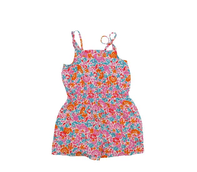 Barevně vzorovaný letní kraťasový overal Primark 