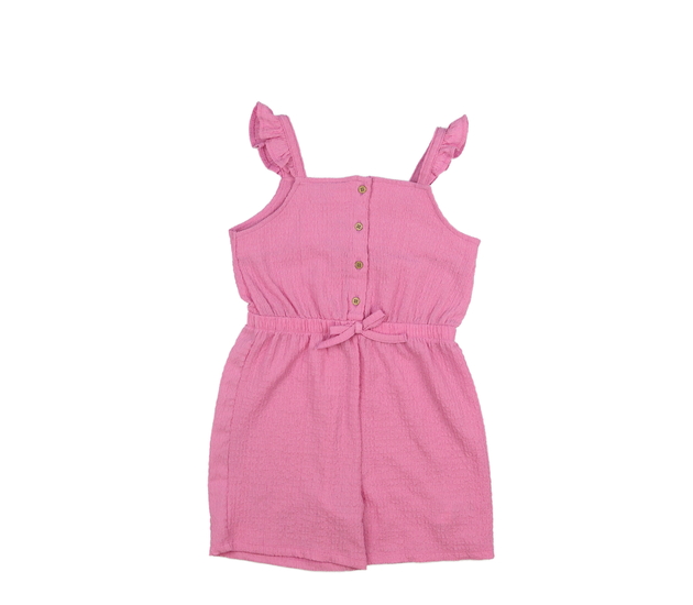 Růžový kraťasový overal F&F