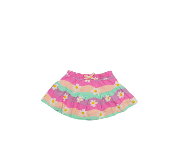 Barevná květinová kraťasová sukně 