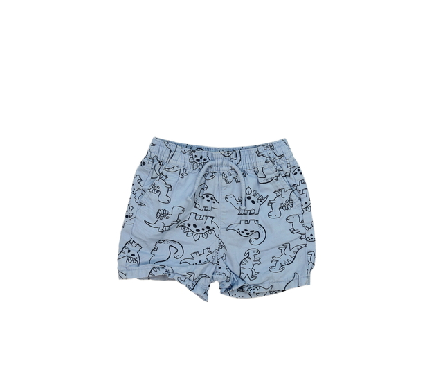 Modré kraťasy s dinosaury Primark 