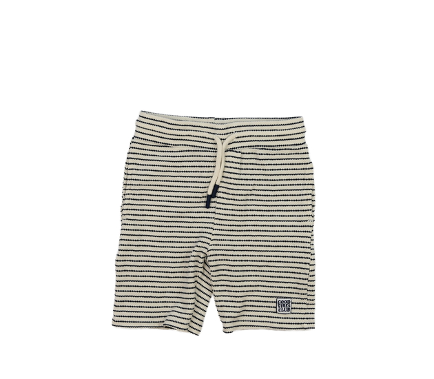 Krémové kraťasy s modrými pruhy Primark 