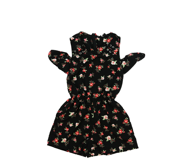 Černý vzdušný kraťasový overal New Look 