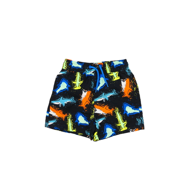 Tmavé plavkové kraťasy se žraloky Next