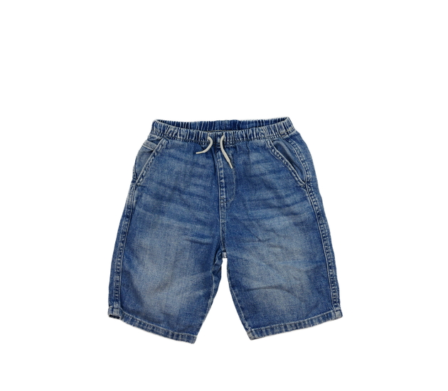 Modré melírované riflové kraťasy Next