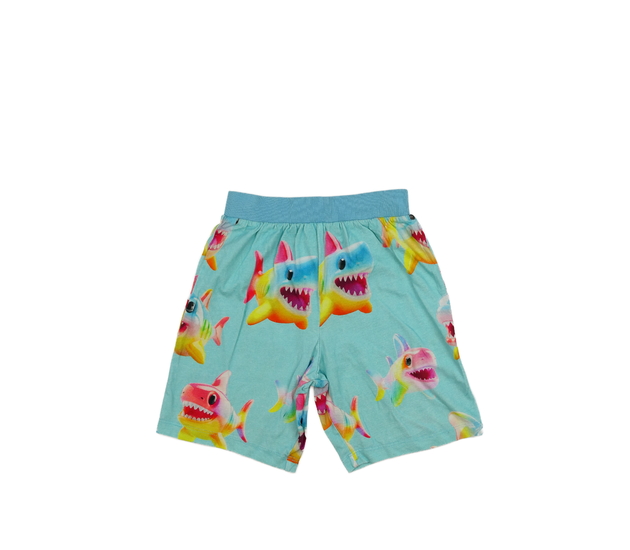 Světle modré kraťasy se žraloky Next
