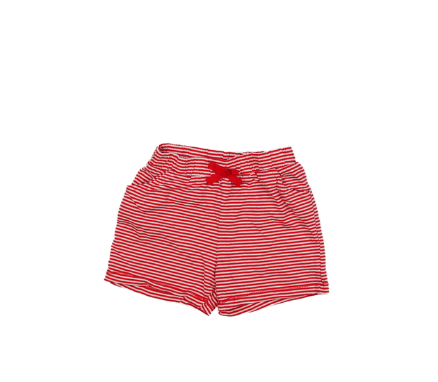 Červeno-bílé pruhované kraťasy George