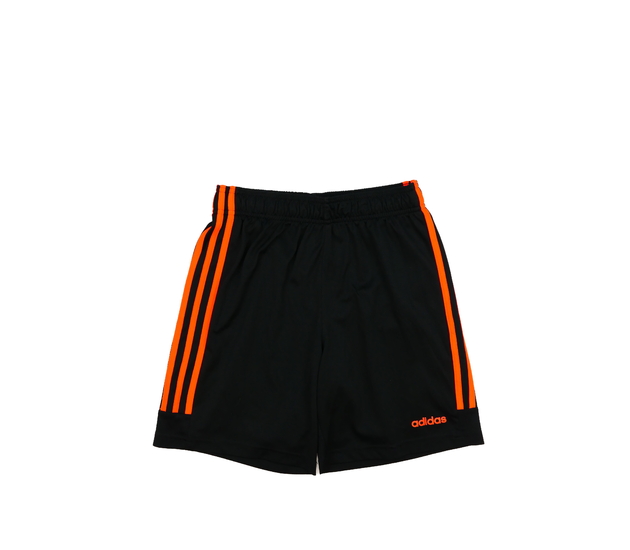 Černo-oranžové sportovní kraťasy Adidas 