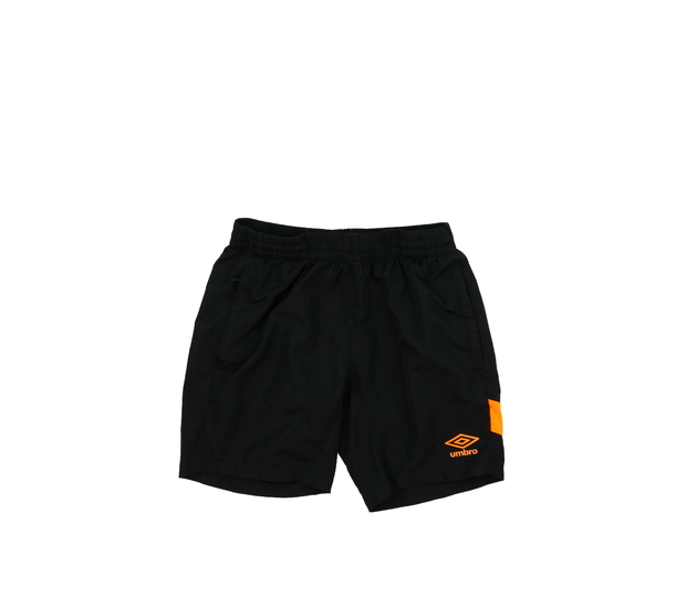 Černo-oranžové sportovní kraťasy Umbro 