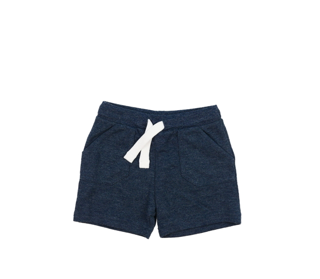 Tmavě modré melírované kraťasy F&F
