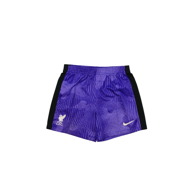 Černo-fialové sportovní kraťasy Nike 