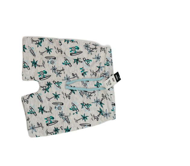 Nové šedé kraťasy s letním motivem