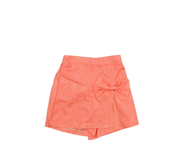 Oranžové kraťasy ala sukně 