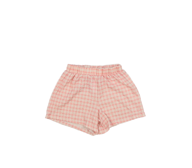 Kostkované bílo-růžové kraťasy Primark 