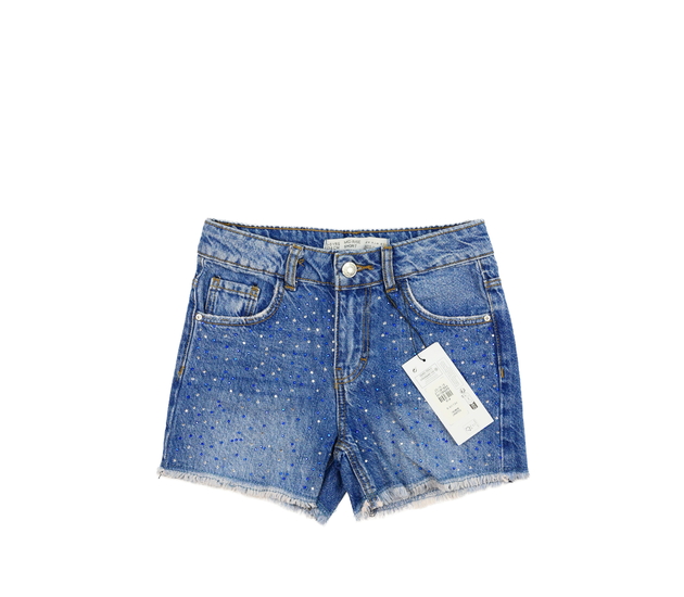 Nové modré riflové kraťasy s kamínky Primark