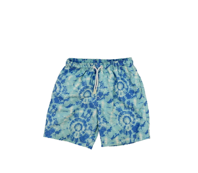 Modré batikované plážové kraťasy Primark