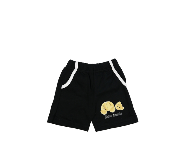 Černé kraťasy s méďou 