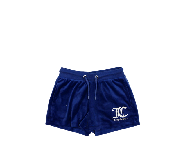 Modré semišové kraťasy