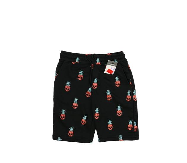 Nové černé kraťasy s ananasy Primark 