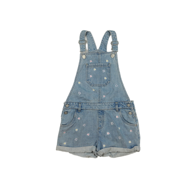 Květinové riflové kraťasy s laclem F&F