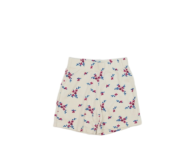 Smetanové kraťasy s květinami George