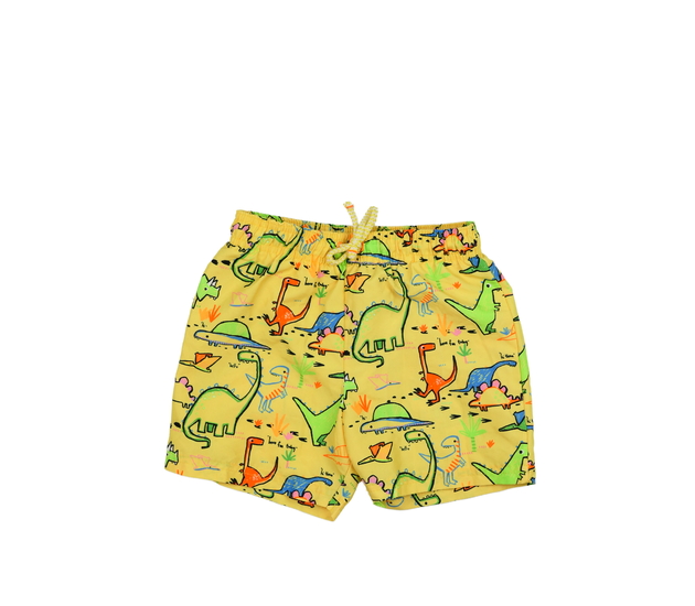 Žluté dinosauří plážové kraťasy F&F