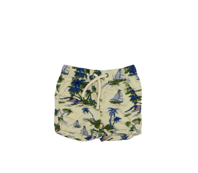 Hnědé kraťasy s palmami Next